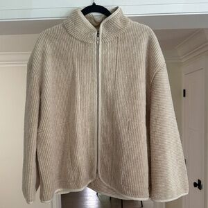 Grön Kulle Beige Yin Yang Jacket - Size M/L (brand size 2)